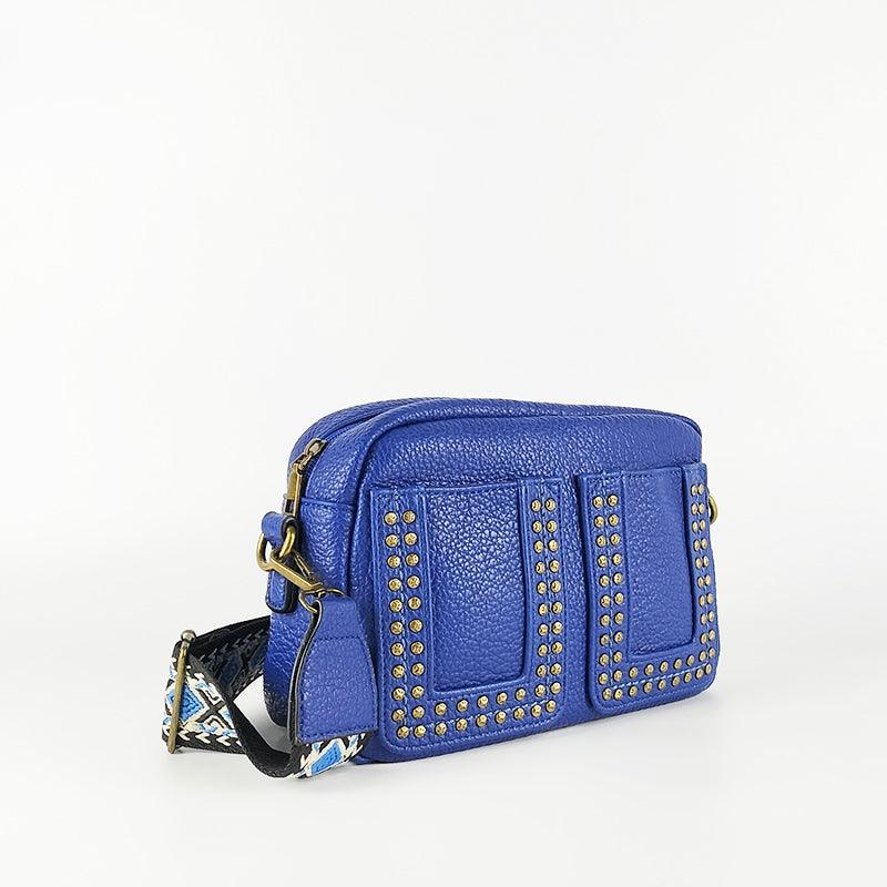 Bandolera Rectangular con Tachuelas - KAF Bolsos