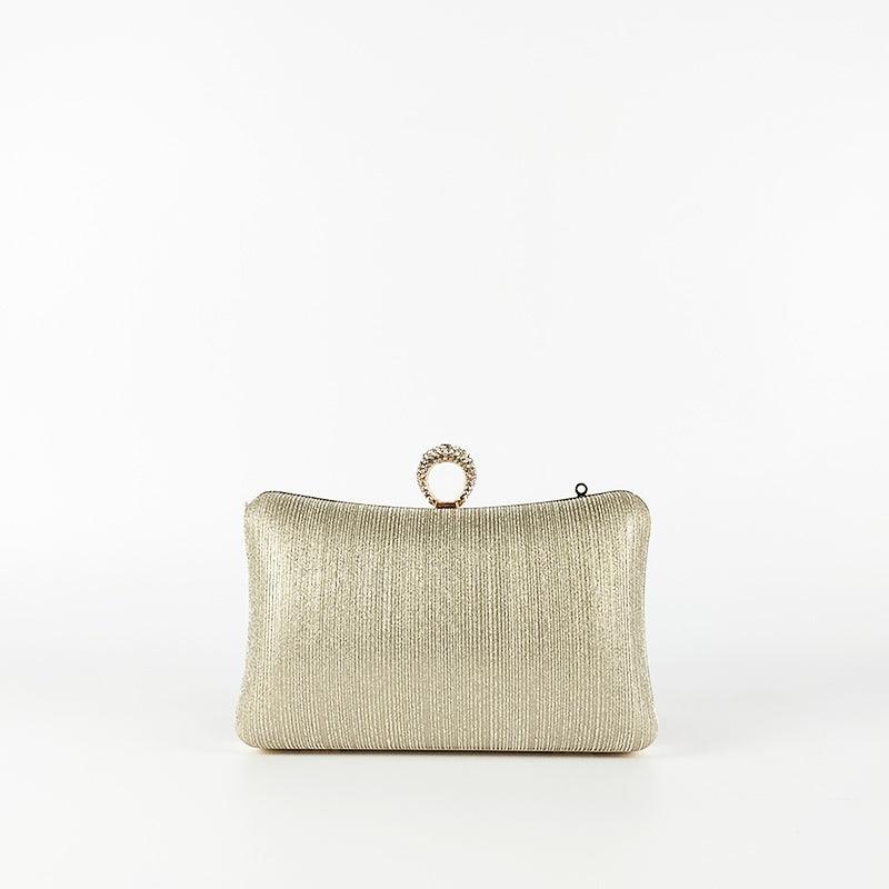 Clutch de Fiesta con Anillo Dorado - KAF Bolsos