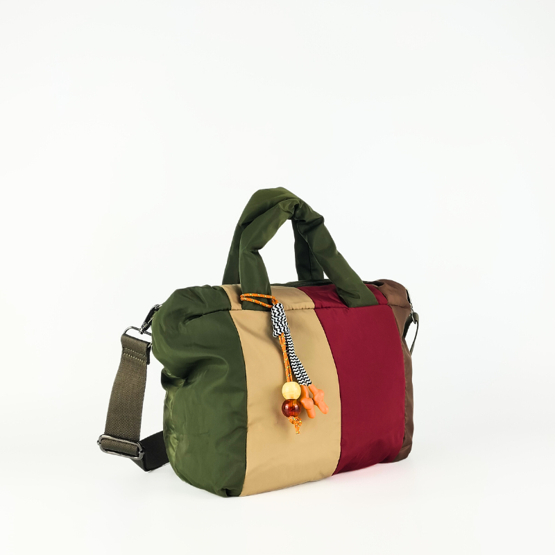 Tote de Nylon a Rayas