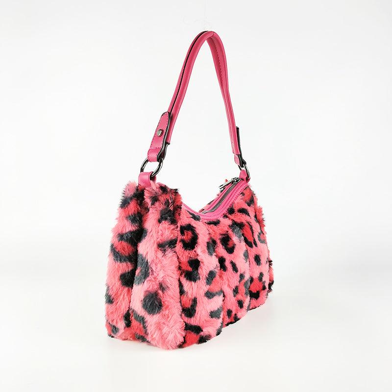 Bolso Peluche Animal Print - KAF Bolsos