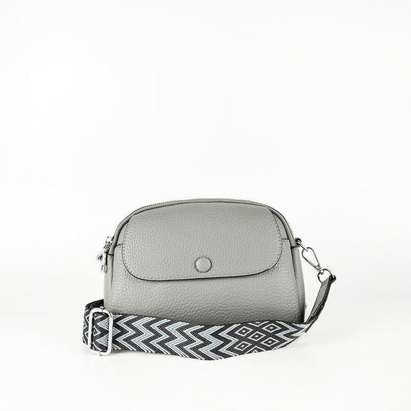 Bolso Bandolera Pequeño Gris - KAF Bolsos