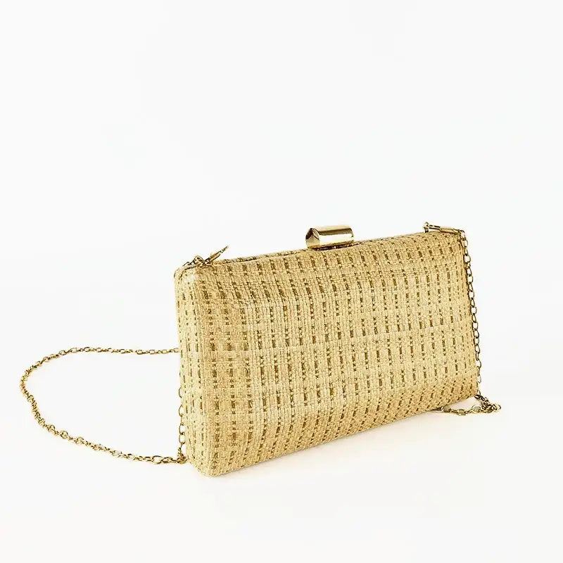 Clutch Efecto Rafia - KAF Bolsos