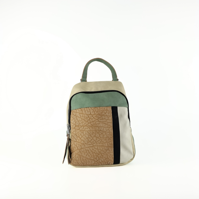 Mochila Multicolor Efecto Piel