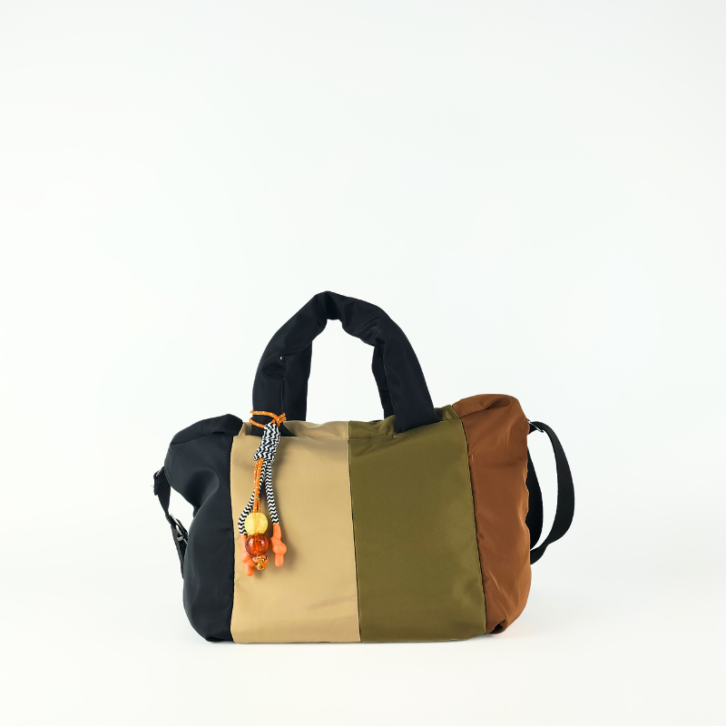 Tote de Nylon a Rayas