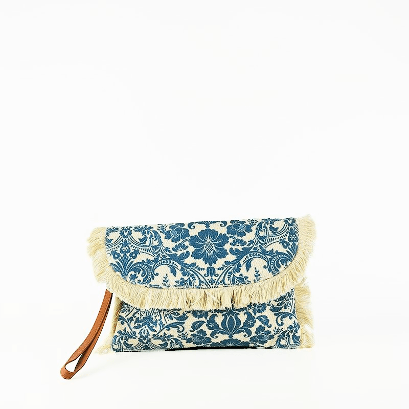 Bolso de Mano Estampado con Doble Correa