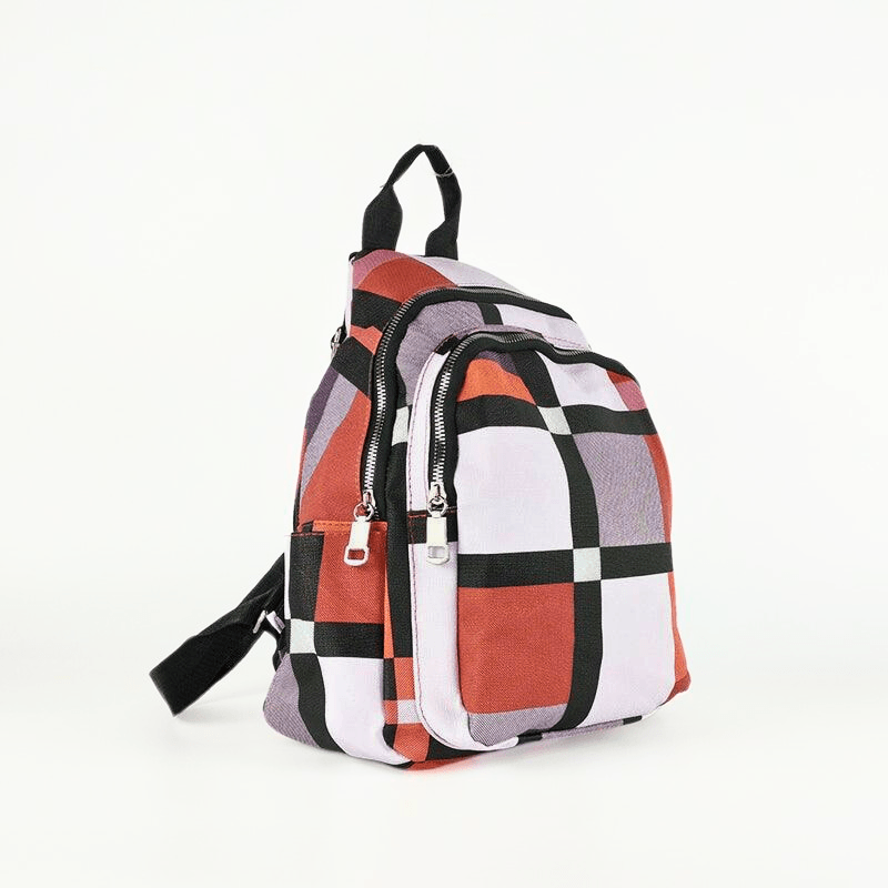 Mochila Cuadros Impermeable - KAF Bolsos