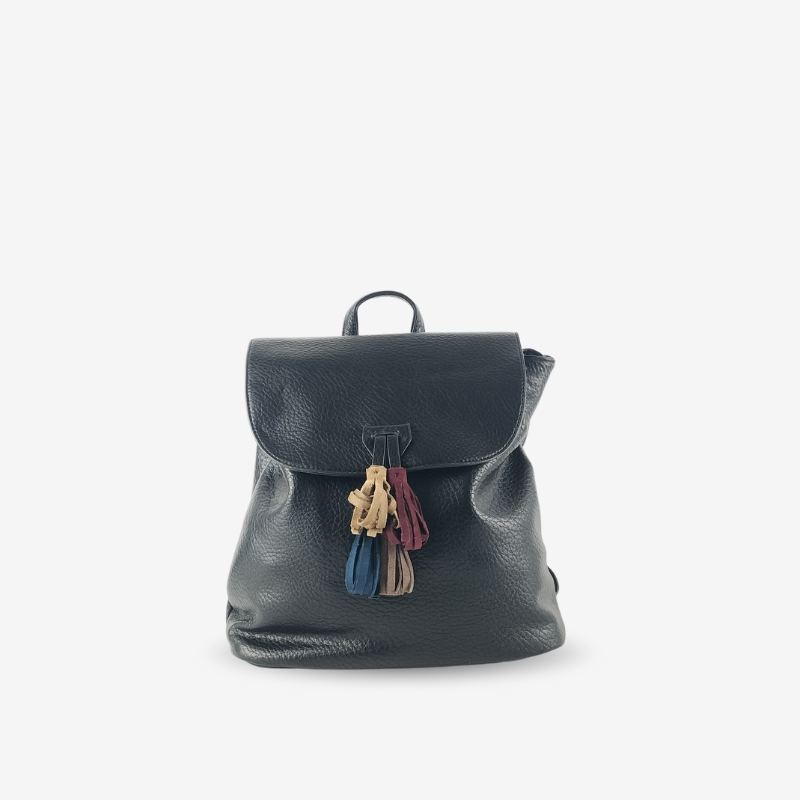 Mochila Urbana con Solapa Negra