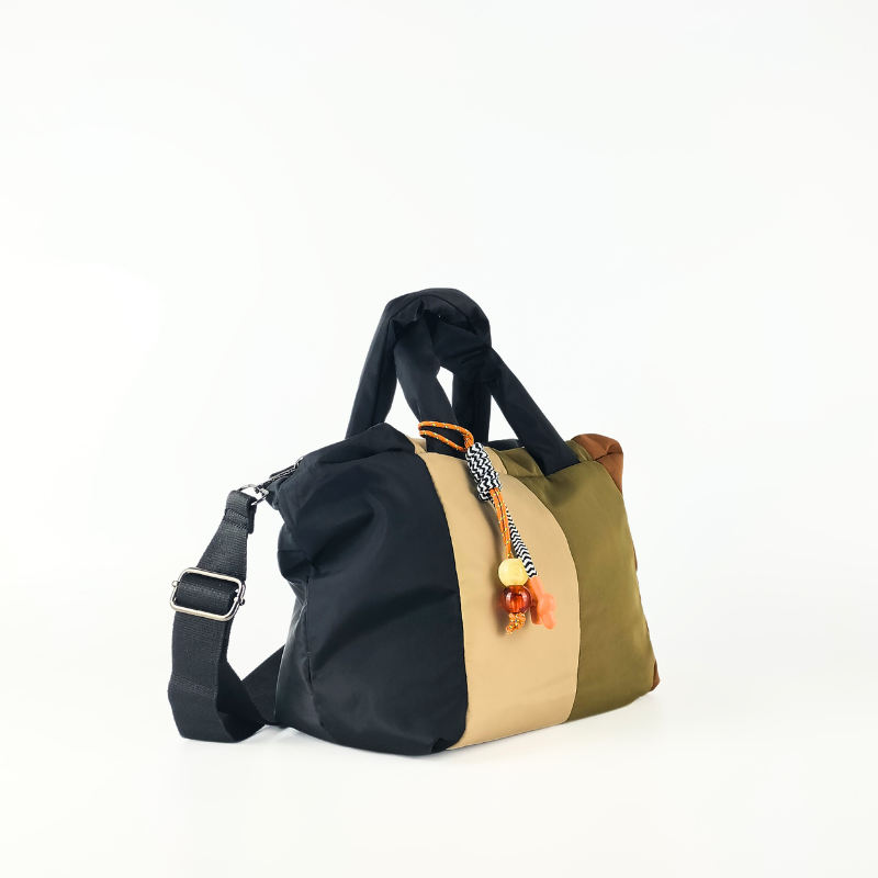 Tote de Nylon a Rayas