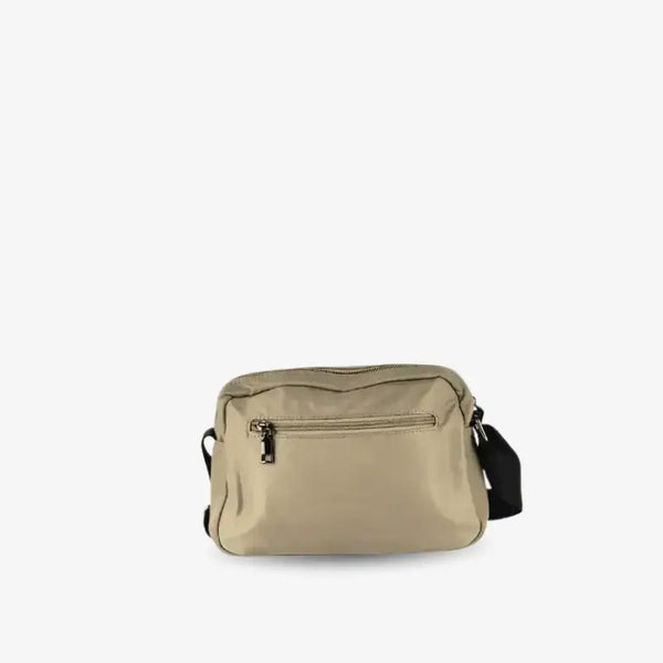 Bandolera de Nylon Bicolor con Bolsillo