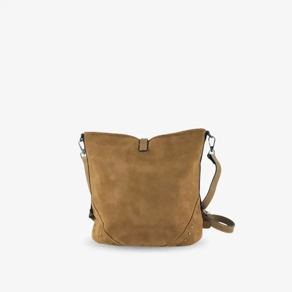 Bandolera Efecto Ante con Tachuelas