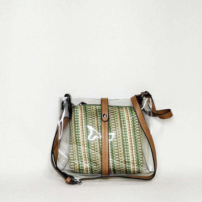 Bandolera Transparente Verde - KAF Bags
